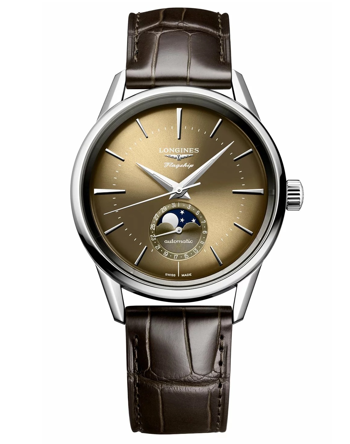 Longines L4.815.4.62.2 Flagship Heritage Moonphase