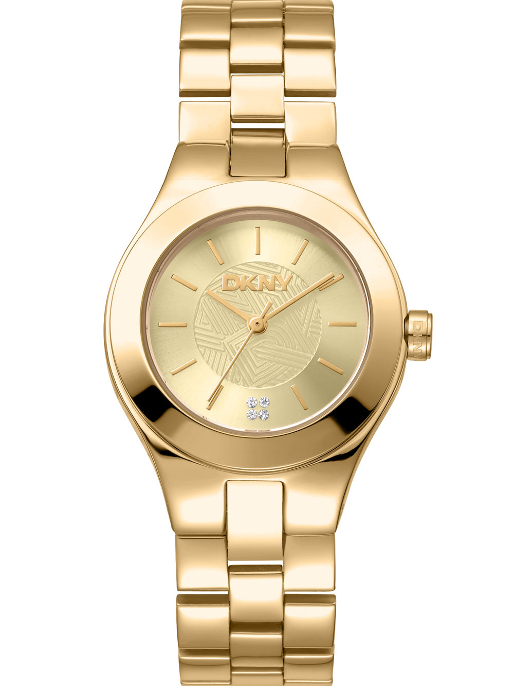 DKNY Parsons Midi Gold DK1L026M0035