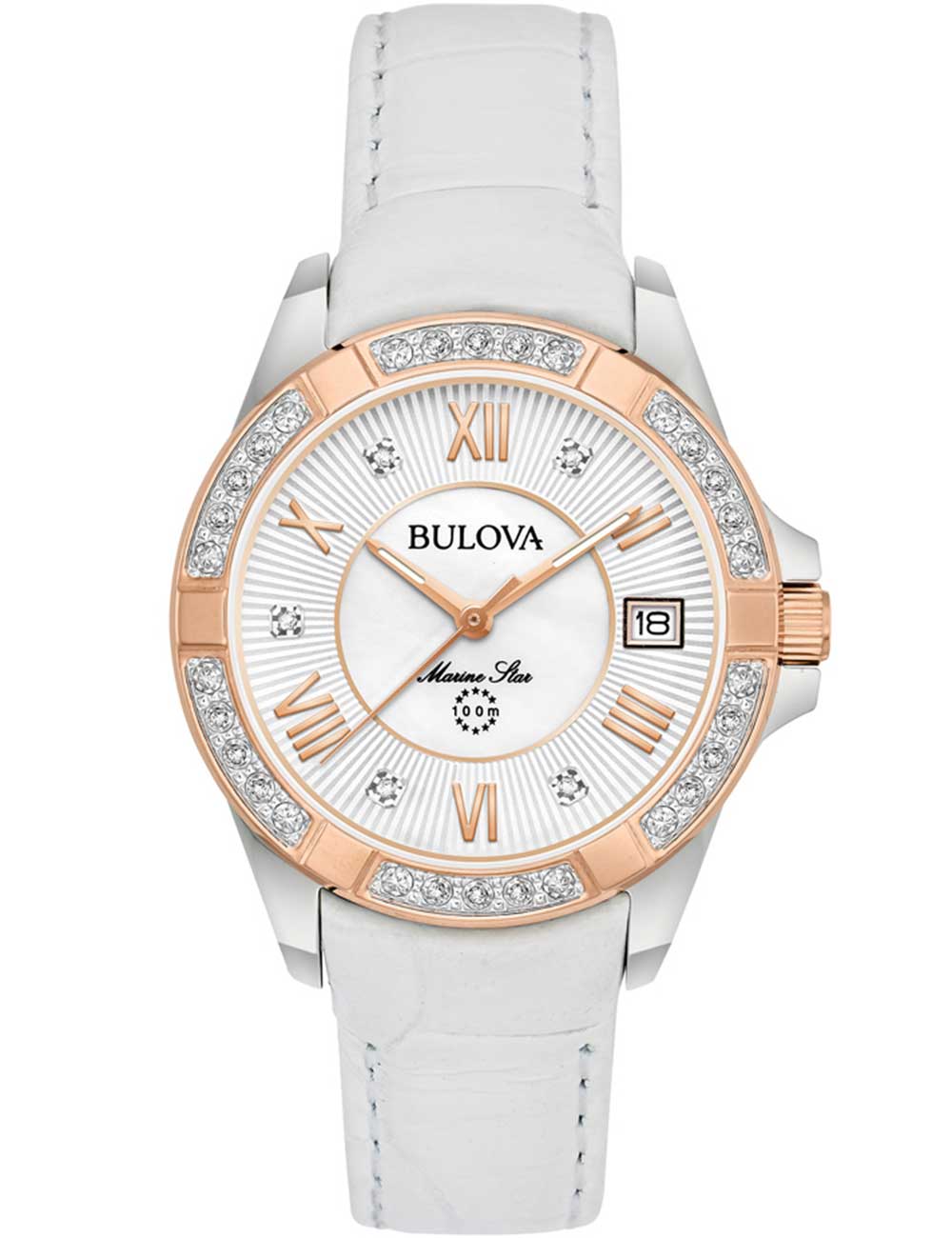 Bulova Marine Star 23 Diamonds 98R233