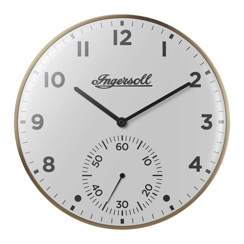 Ingersoll Wall clock with small second IC003GW