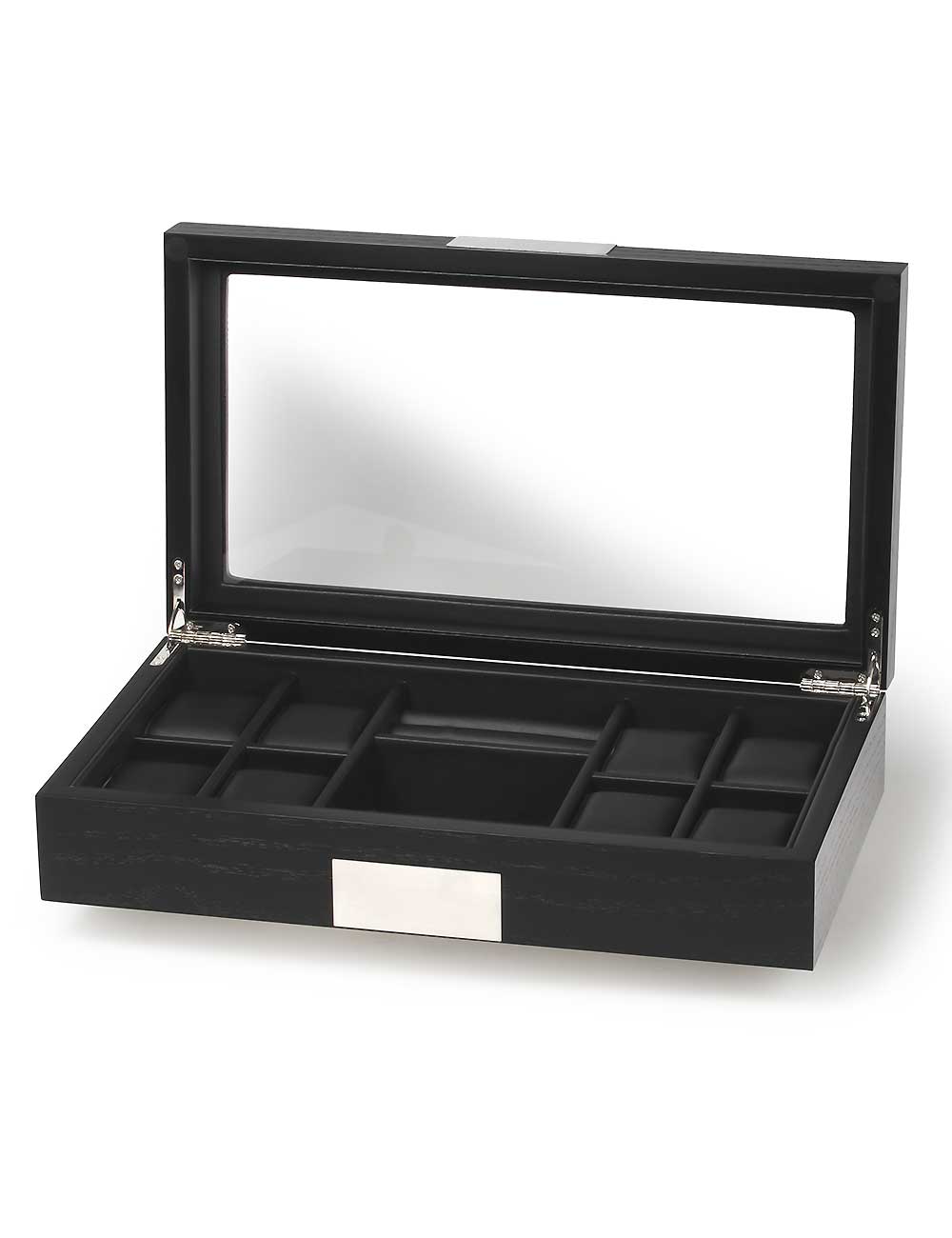 Rothenschild Wooden Watch And Accessory BoxBlack RS-2353-8BL