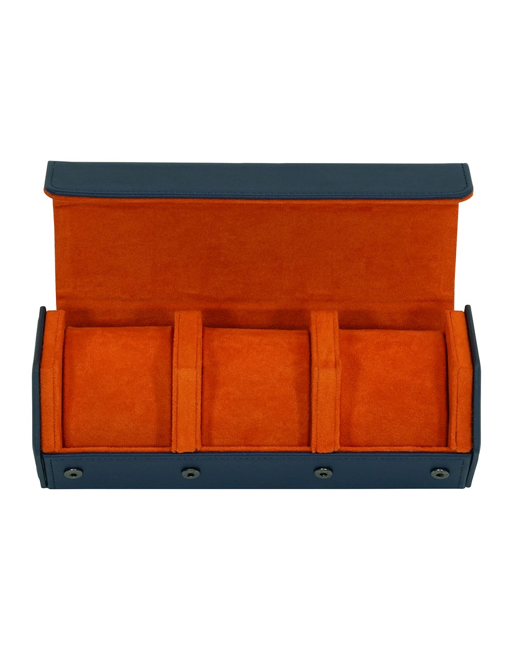 Rothenschild Watch Roll Blue-Orange RS-3176-3-BLU-ORG